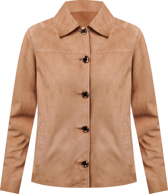 Women's Suede Shirt Jacket, Created For Macy's