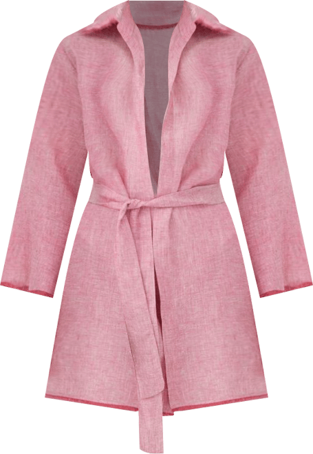 Women Blake Short Linen Mini Kaftan
