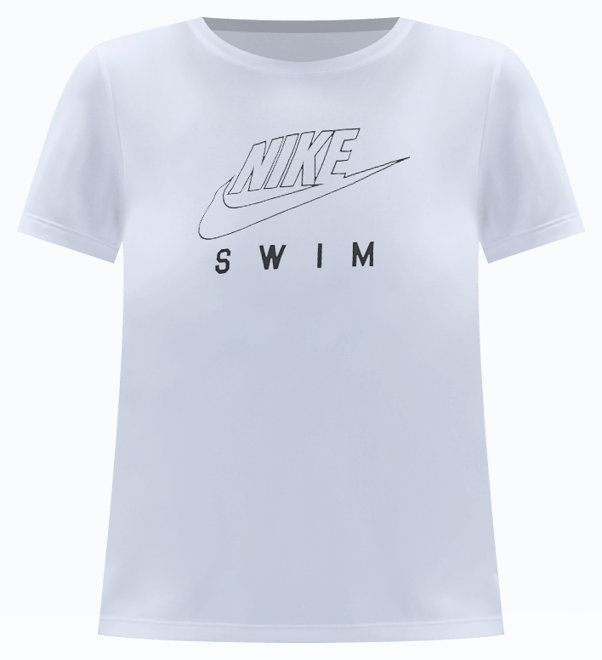 Nike Swim Swoosh Hydroguard Women's Short-Sleeve Top