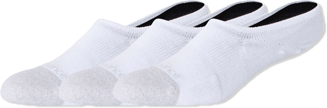 New Balance Unisex Active Invisible Socks 3 Pack