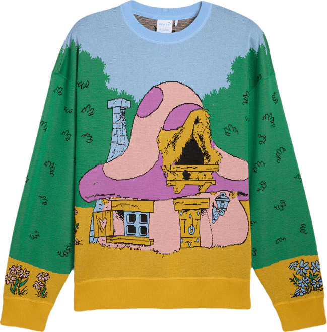 FENTY x PUMA x SMURFS Oversized Knit Sweater