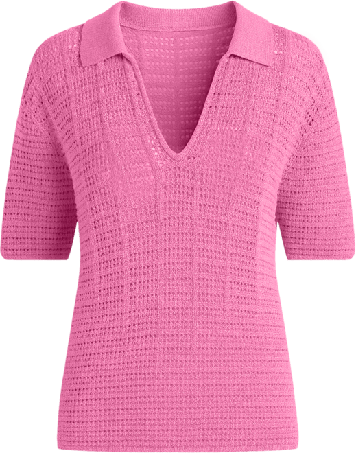 Women's Cotton Crochet Shirt