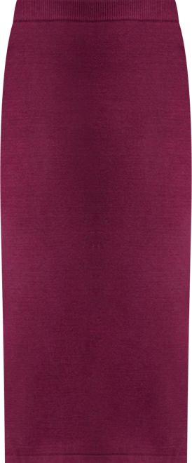 Women's Plus Size Sweater Column Skirt