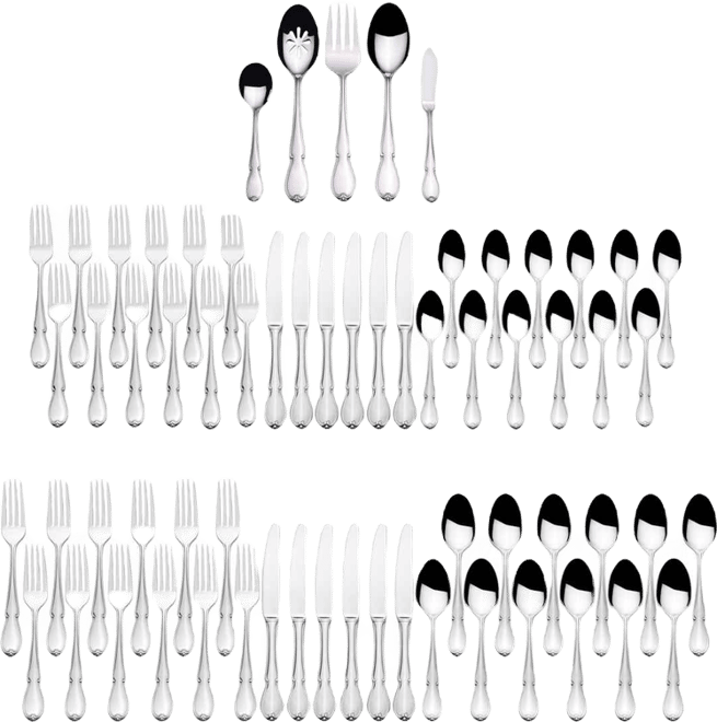 Marseille 65-Piece Flatware Set, Service for 12