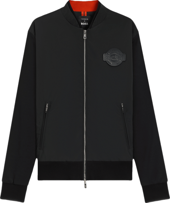 Porsche x Boss Men's Cotton-Blend Jersey Jacket