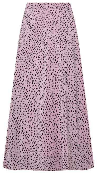 Plus Size Chiffon Maxi Skirt