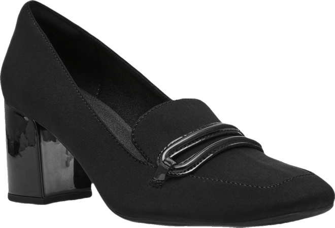 Women's Toni Stretch Block Heel Tailored Pumps