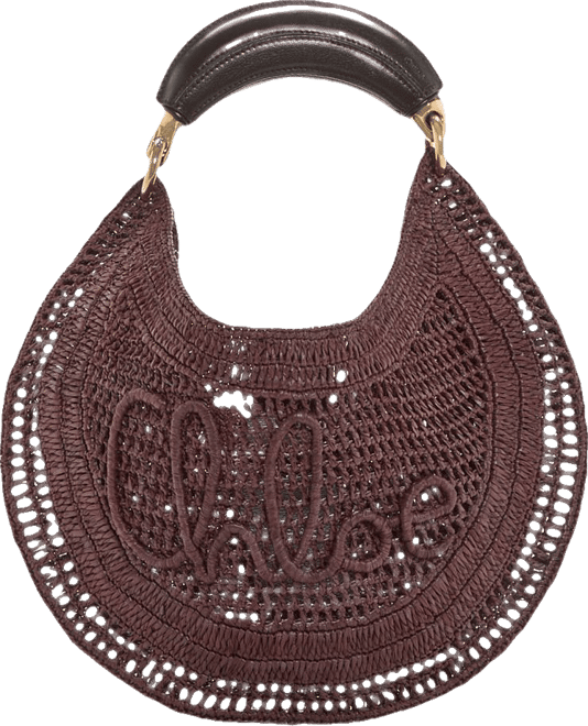 Chloé Summer Banana Raffia Hobo Bag | Bloomingdale's
