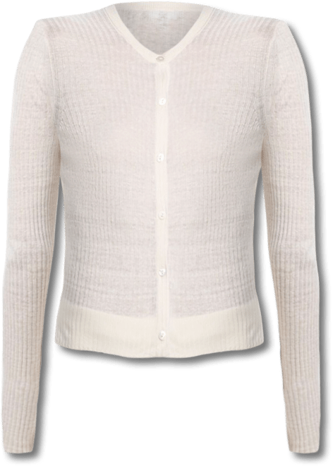 Theory Crewneck Crop Rib Cardigan | Bloomingdale's