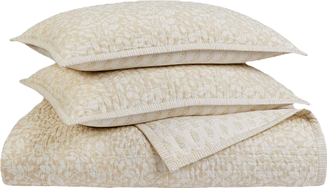 Leaf Silhouette 3-Pc. Quilt Set, Full/Queen, Exclusively at Macy's