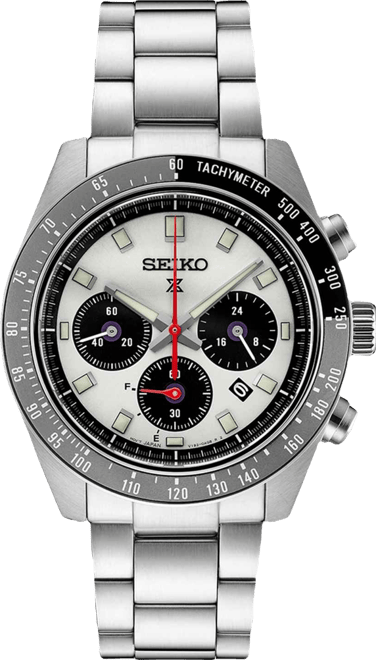 Men's Chronograph Solar Prospex Speedtimer Stainless Steel Bracelet Watch 41mm