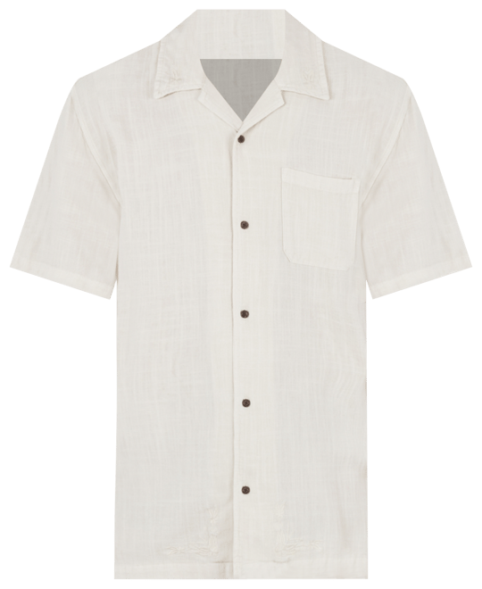 Men's Laguna Camp Embroidered Short Sleeve Shirt