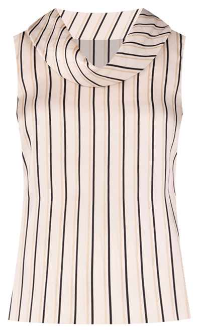 Women's Sleeveless Cowlneck Blouse