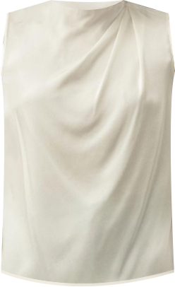 Women's Sleeveless Minimalist Silk Top