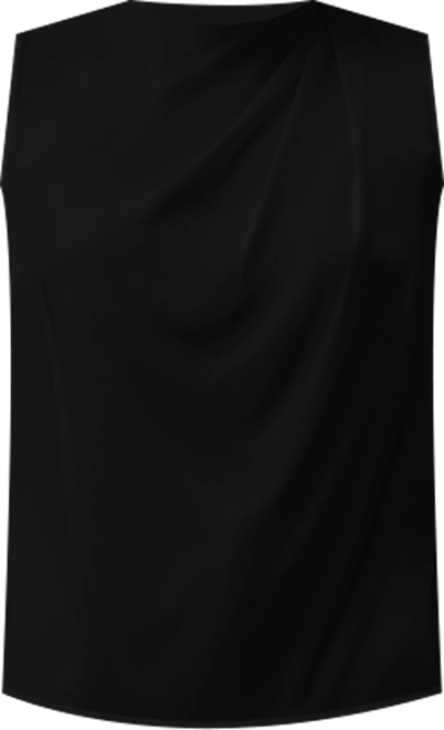 Women's Sleeveless Minimalist Silk Top