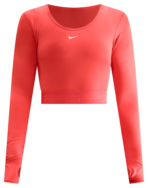 Nike Pro Haut court à manches longues Dri-FIT pour femme