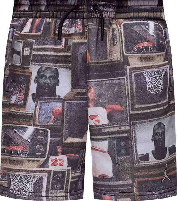 Jordan Big Kids' Brooklyn Printed Fleece Shorts