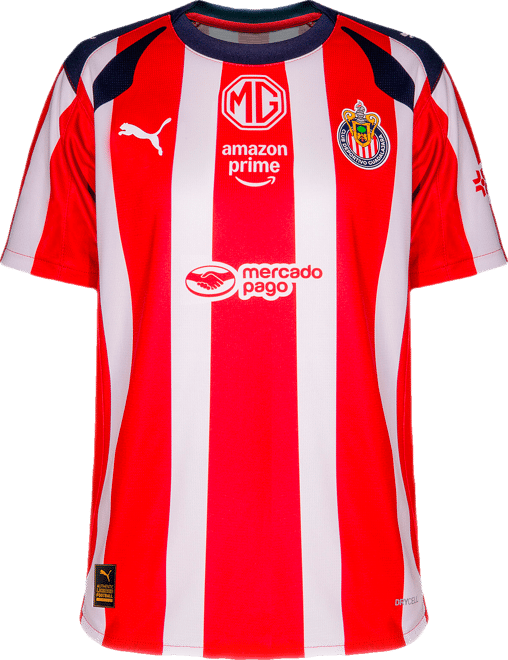 PUMA Chivas 25/26 Home Replica Big Soccer Jersey, Kids