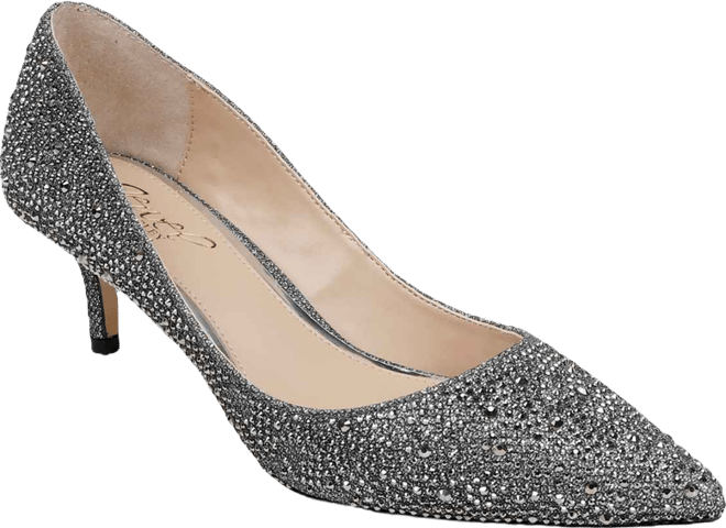 Women's Frenchie Kitten Heel Evening Pumps