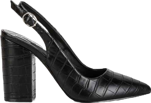 Women's Macha Croctexture Sling Back Heels