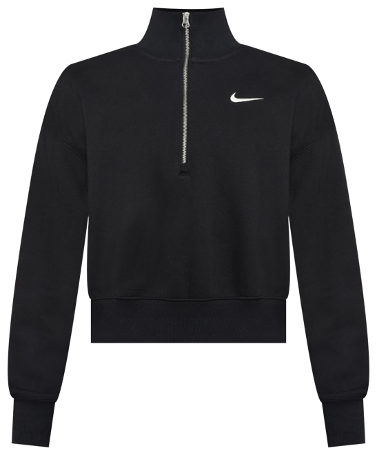 Women's Sportswear Phoenix Fleece Quarter-Zip Cropped Sweatshirt