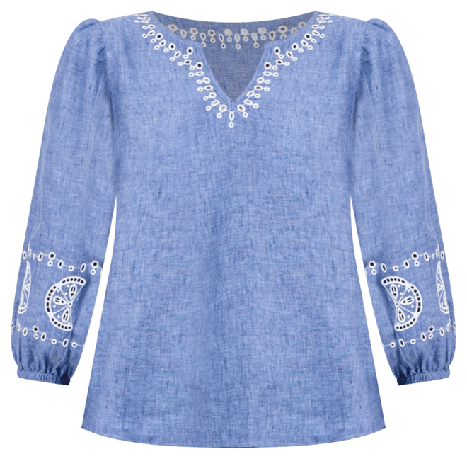 売れ筋商品|||チャータークラブ カットソー トップス レディース Plus Size Linen Embroidered Top, Exclusively at Macy's Bright White Charter Club Women's Embroidered 100% Linen Top, Exclusively
