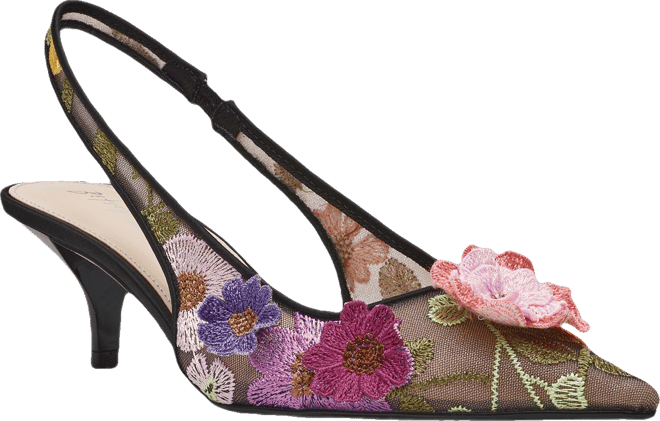 Women's Dian Floral Slingback Pumps