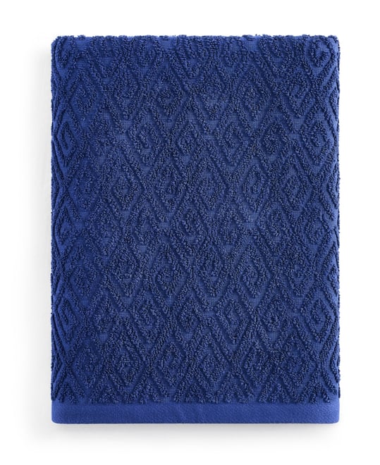 Maze Solid Texture Cotton Bath Towel, 54" x 32"