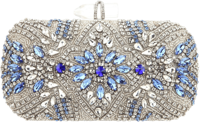 Women's Crystal Embellished Minaudiere
