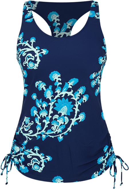 Women's Maya Tankini Swim Top With Built In Bra