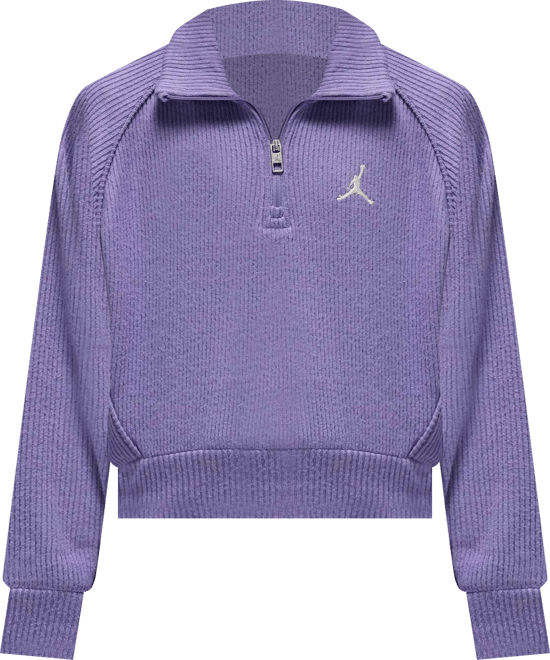 Jordan Big Kids' Quarter-Zip Long Sleeve Top