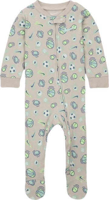Nike Baby (0-9M) Sportball Printed Footed Coverall