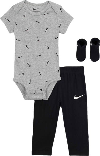 Nike Baby 3-Piece Bodysuit and Waffle Pants Set