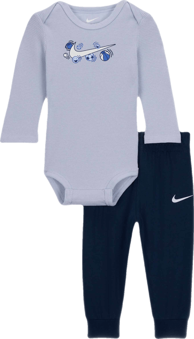 Nike Play For All Baby (0-9M) Long Sleeve Bodysuit and Pants Set