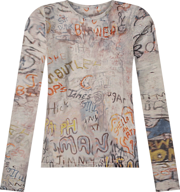 Air Jordan Women's Mesh Long-Sleeve Top