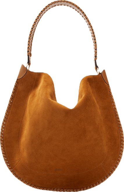Cognac Soft Suede Oskan Hobo | Isabel Marant