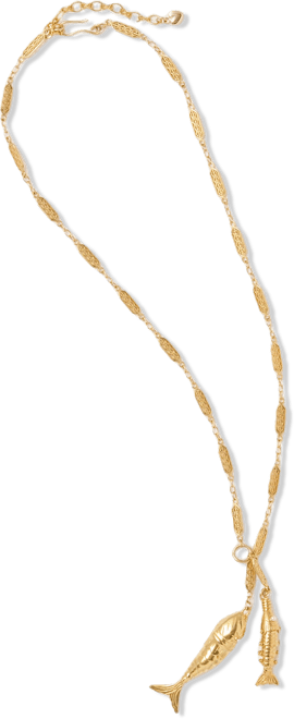 Gold Great Point Necklace