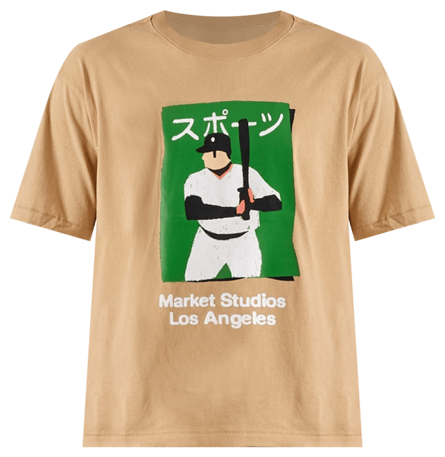 Market Illustrated Baseball Tee – DTLR