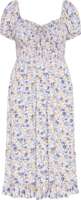 Plus Size Emie Print Midi Dress