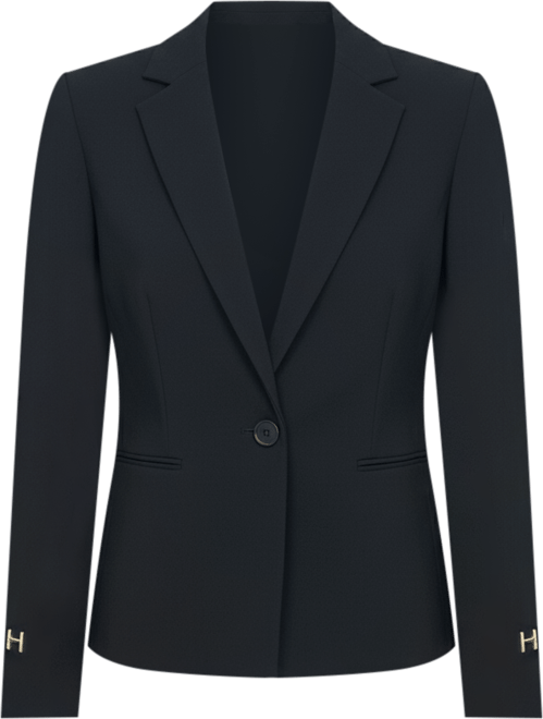 Women's Logo-Hardware Single-Button Blazer