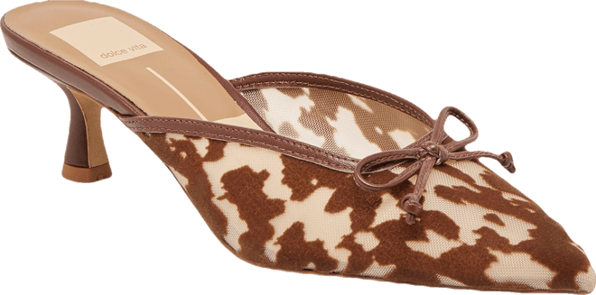 Women's Cleo Bow Slip-On Kitten-Heel Mules