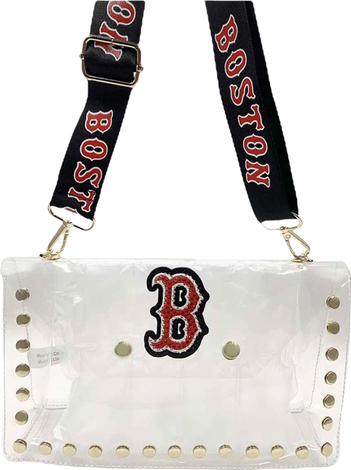 Women's Boston Red Sox Crystal Clear Envelope Crossbody Bag