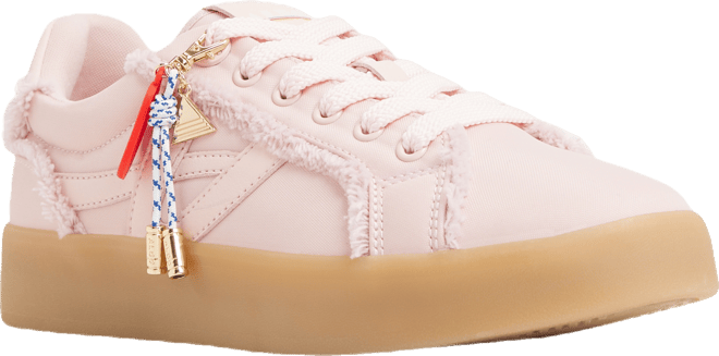 Women's Lace-Up Charm Athletic Sneakers