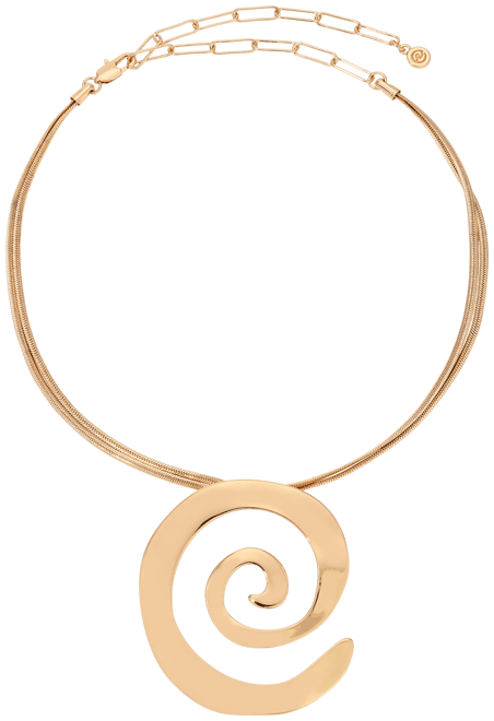 Aura Swirl Pendant Necklace