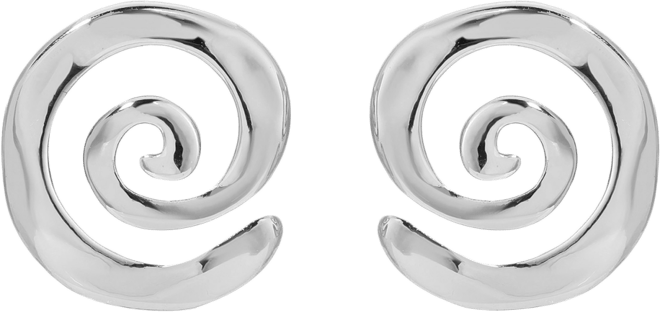 Aura Swirl Stud Earrings