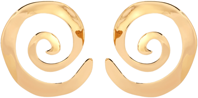 Aura Swirl Statement Earrings