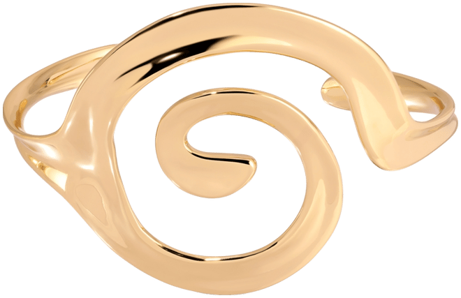 Aura Swirl Cuff Bracelet