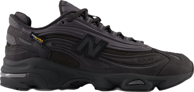 New Balance 1000 スエード＆メッシュ BLACK U 1000 Metal Mesh Chaussures de loisirs dark ice wine