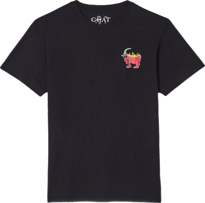 GOAT USA Adult Chili Pepper Short Sleeve T-Shirt