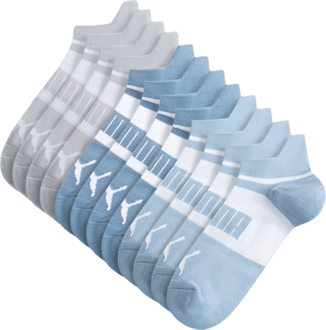 PUMA Women's Terry Low-Cut Socks (6 Pairs)